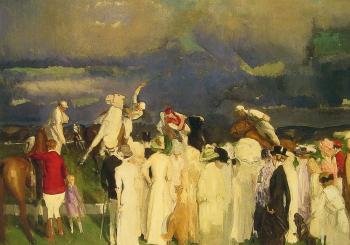 George Wesley Bellows : Polo Crowd